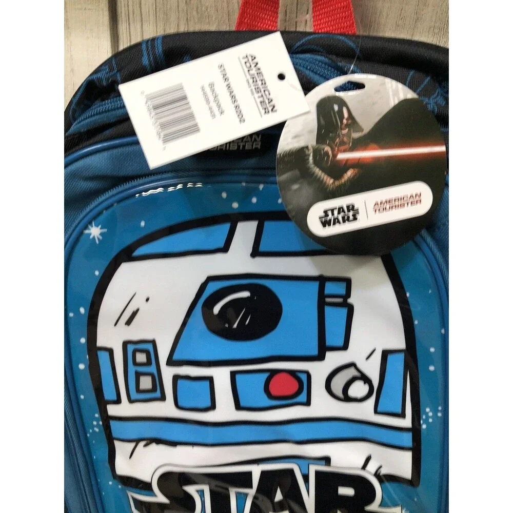 Disney Backpack Star Wars R2D2 by American Tourister Brand Blue New